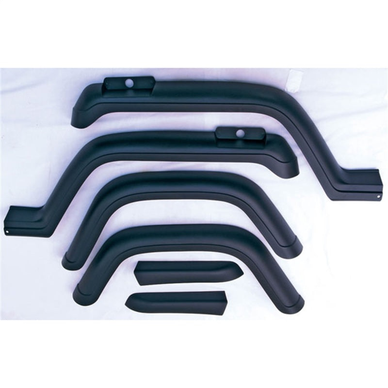 Omix 6-Piece Fender Flare Kit- 87-95 Wrangler YJ Fender Flares OMIX