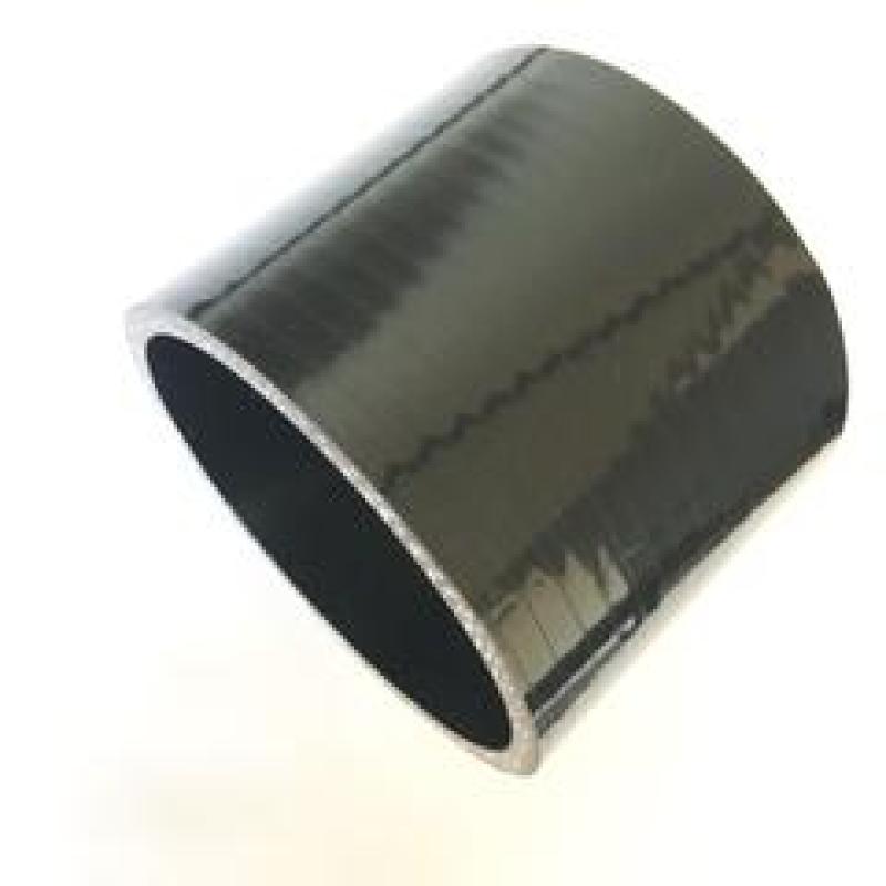 Ticon Industries 4-Ply Black 3.5in Straight Silicone Coupler Silicone Couplers & Hoses Ticon