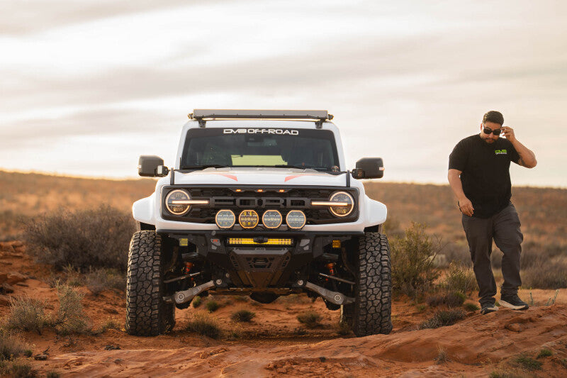 DV8 Offroad 2022+ Ford Bronco Raptor Tube Front Bumper Bumpers - Steel DV8 Offroad