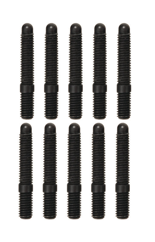 Moroso M6-1.00 x 38mm Black Oxide Bullet Nose Stud Kit - 10 Pack Hardware Kits - Other Moroso