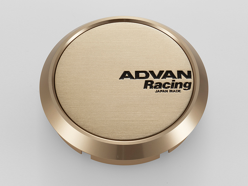 Advan 63mm Flat Centercap - Bronze Alumite Wheel Center Caps Advan
