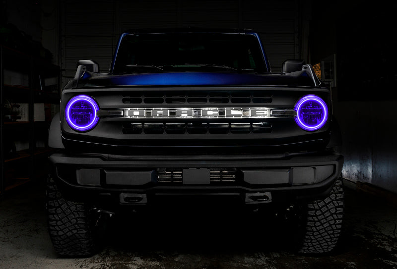 Oracle 2021 Ford Bronco Base Headlight LED Halo Kit - ColorSHIFT - w/ BC1 Controller Headlights ORACLE Lighting