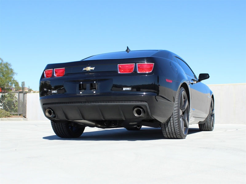 aFe MACHForce XP Exhaust 2.5in Stainless Steel CB/10-13 Chevy Camaro V6-3.6L (td) (gloss blk tip) Catback aFe
