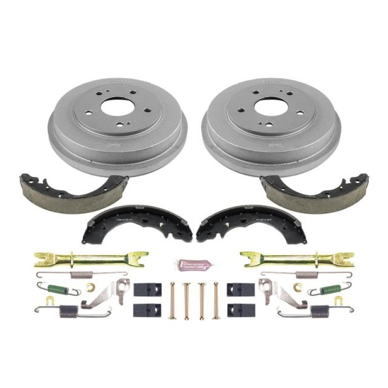 Power Stop 03-07 Honda Accord Coupe Rear Autospecialty Drum Kit Brake Drums PowerStop