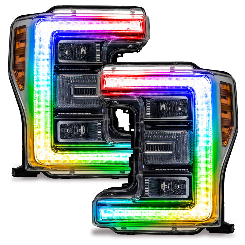 Oracle 17-19 Ford F-250/F-350 Superduty Headlight DRL Kit - ColorSHIFT w/o Controller Headlights ORACLE Lighting