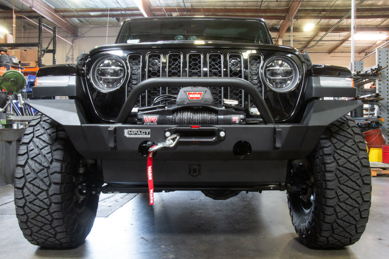 ICON 2018+ Jeep Wrangler JL / 2020+ JT Front Impact Bumper Full Width Wings Bumpers - Steel ICON