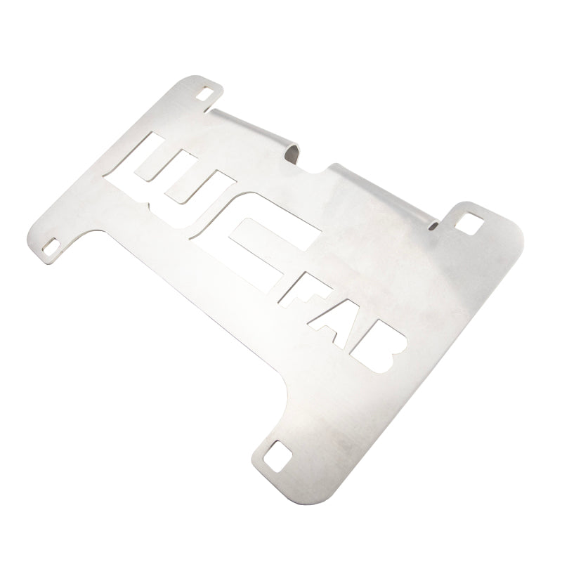 Wehrli 15-19 Chevy HD Lower Valance Filler Panel License Plate Mount Bracket License Plate Relocation Wehrli