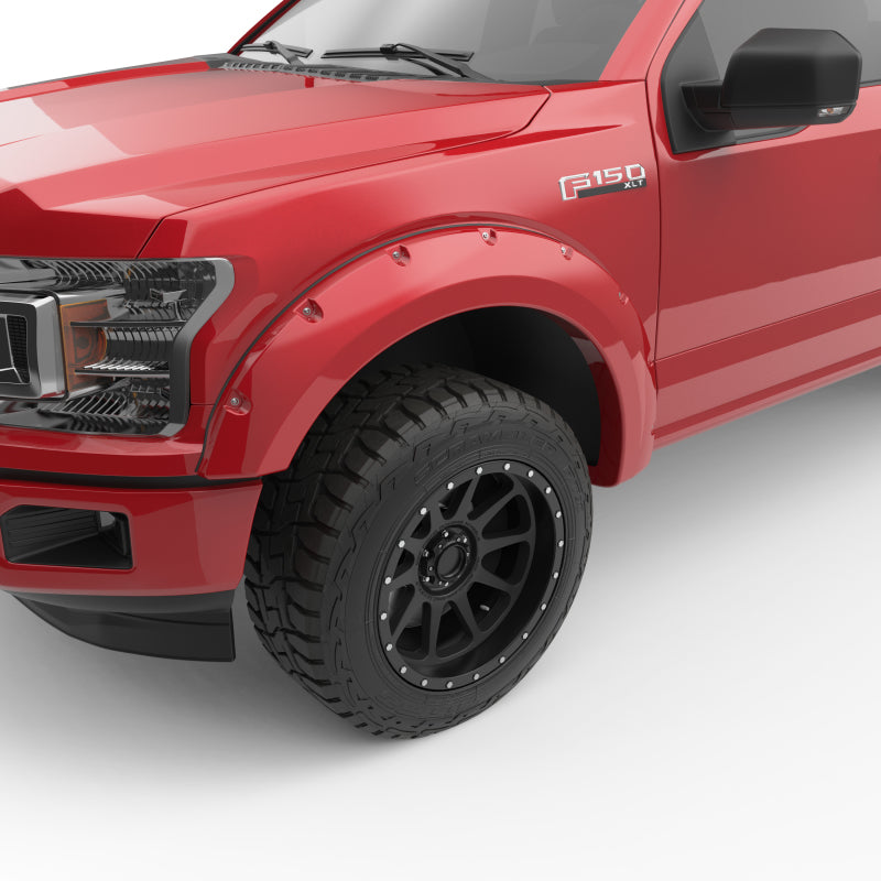 EGR 2018 Ford F150 Bolt-On Look Color Match Fender Flares - Set - Race Red Fender Flares EGR