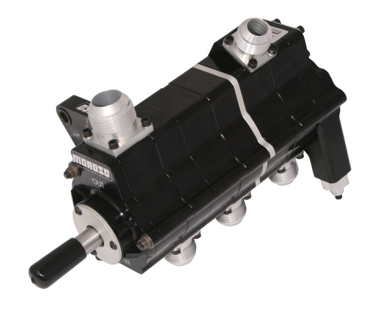 Moroso Black Series 3 Stage Dry Sump Oil Pump - Left Side - 1.100in Pressure Oil Pumps Moroso