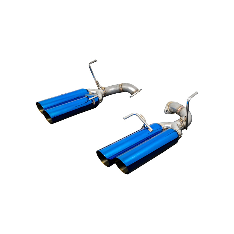 Remark 2015+ Subaru WRX/STI VA Boso Edition Axle Back Exhaust w/ Burnt Blue Single Wall Tip Axle Back Remark