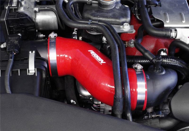 PERRIN 02-07 Subaru WRX/STi AFTA-MAF Intake Tube Air-Box to Inlet Hose - Red Air Boxes Perrin Performance