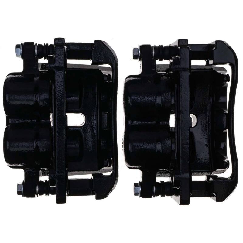 Power Stop 04-05 Ford F-150 Front Black Caliper - Pair w/Bracket Brake Calipers - Perf PowerStop