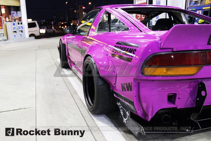GReddy 89-93 Nissan 240SX Full Rocket Bunny 180/240SX Wide Body Aero Kit w/ Wing Body Kits GReddy