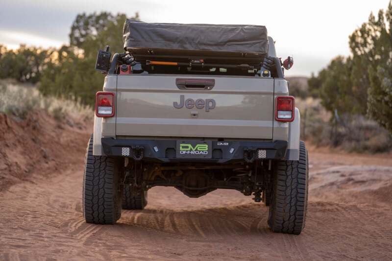 DV8 Offroad 20-23 Jeep Gladiator JT MTO Series Rear Bumper Bumpers - Steel DV8 Offroad