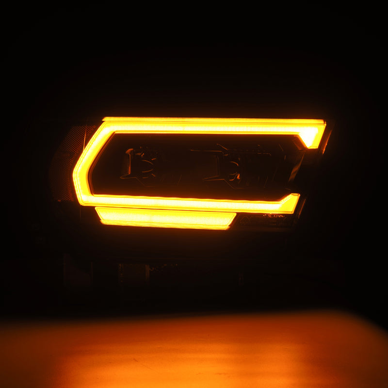 AlphaRex 19-22 Dodge Ram 1500 PRO-Series Projector Headlights Alpha Black w/Seq Signal/DRL Headlights AlphaRex