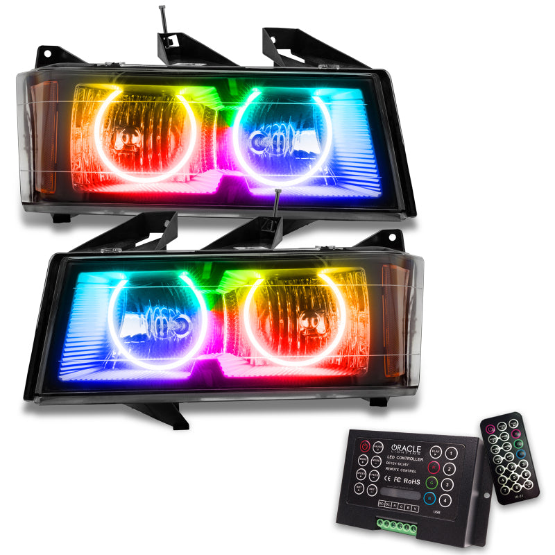Oracle 04-12 Chevrolet Colorado SMD HL - ColorSHIFT w/ 2.0 Controller Headlights ORACLE Lighting