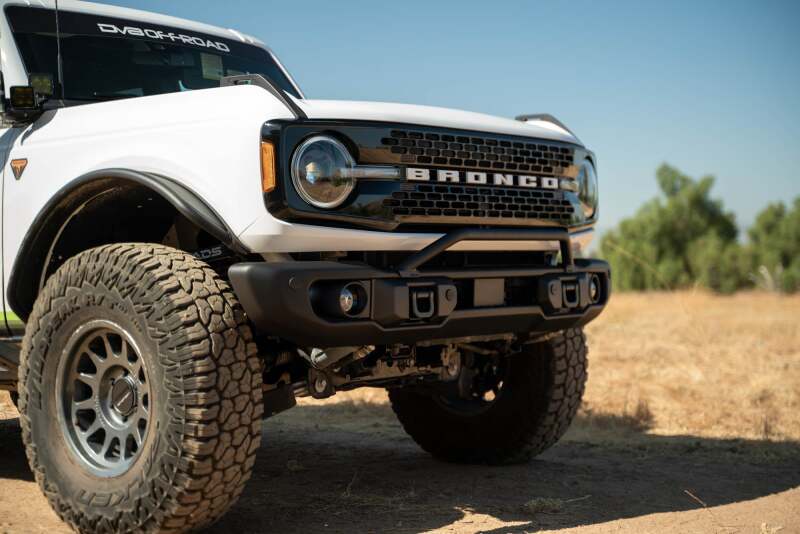 DV8 Offroad 21-24 Ford Bronco Capable Bull Bar Bumpers - Steel DV8 Offroad