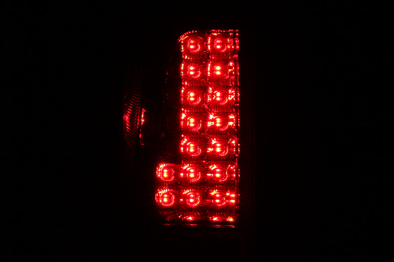 ANZO 2005-2008 Nissan Frontier LED Taillights Red/Clear Tail Lights ANZO