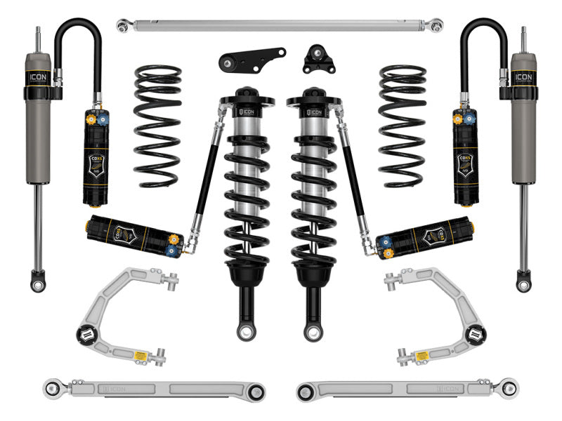 ICON 24 Land Cruiser 250 Series 1.25-3in Lift Stage 8 Suspension System Cdxs Billet Coilovers ICON