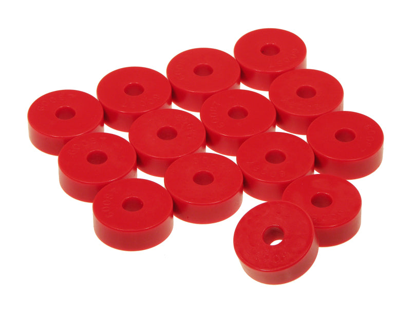 Prothane 55-73 Jeep CJ5 Body Mount 14 Bushing Kit - Red Bushing Kits Prothane