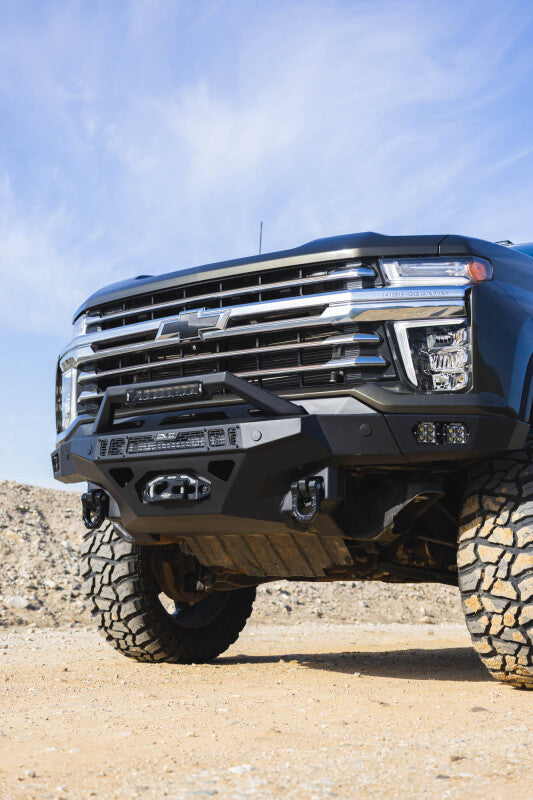DV8 Offroad 20-23 Chevrolet Silverado 2500/3500 Spec Series Front Bumper w/ Winch Bumpers - Steel DV8 Offroad