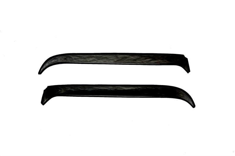 AVS 80-96 Ford Bronco Ventshade Extra Wide 2pc - Stainless Wind Deflectors AVS