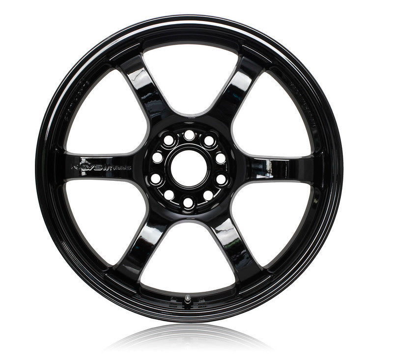 Gram Lights 57DR 17x9.0 +38 5x114.3 Glossy Black Wheel Wheels - Cast Gram Lights