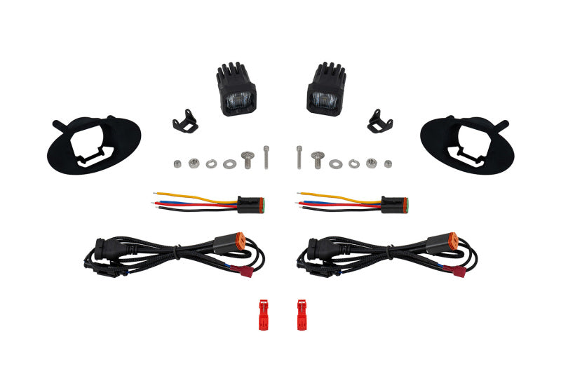 Diode Dynamics SSC1 Type MZ LED Fog Light Kit White SAE Fog Fog Lights Diode Dynamics