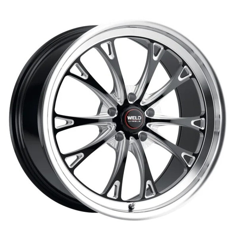 Weld Belmont Beadlock 15x10 / 5x114.3 BP / ET25 BS 6.48 Gloss Black MIL DIA 78.1 Wheels - Cast Weld