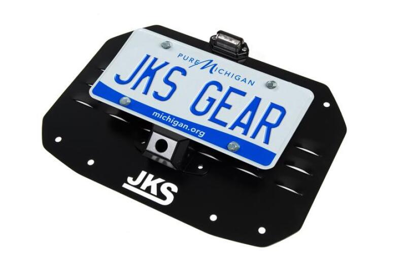 JKS Manufacturing Jeep Wrangler JL Tailgate Vent Cover w/ License Plate Relocation Tailgate Accessories JKS Manufacturing