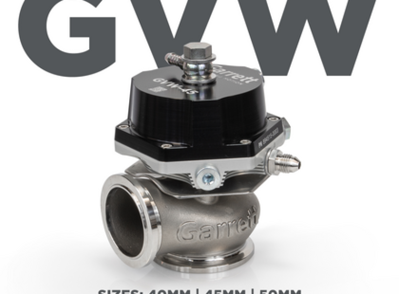 Garrett GVW-40 40mm Wastegate Kit - Black Wastegates Garrett