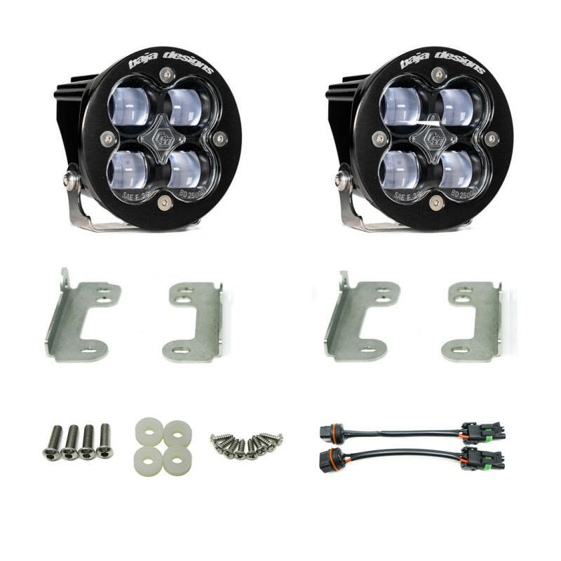 Baja Designs Wrangler JK Rubicon Squadron-R Fog Light & Fog Pocket Kit Fog Lights Baja Designs