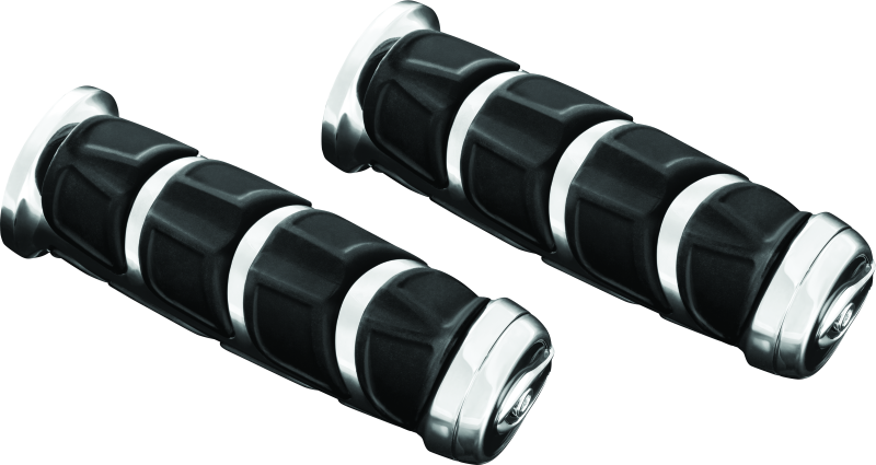 Kuryakyn Kinetic Grips Universal 1in Chrome Grips Kuryakyn