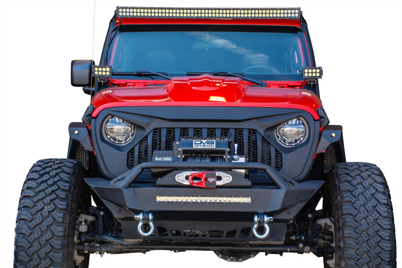 DV8 Offroad 2018+ Jeep JL/ Gladiator Angry Grill Grilles DV8 Offroad