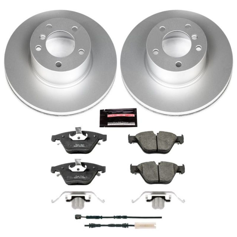 Power Stop 13-15 BMW X1 Front Z23 Evolution Sport Coated Brake Kit Brake Kits - Performance D&S PowerStop