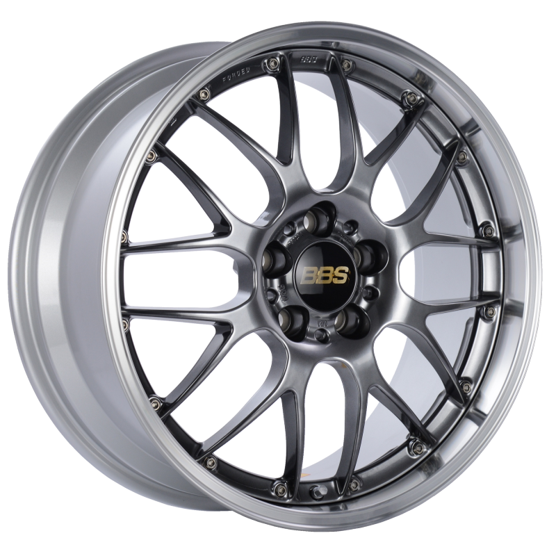 BBS RS-GT 18x8 5x130 ET50 CB71.6 Diamond Black Center Diamond Cut Lip Wheel Wheels - Forged BBS