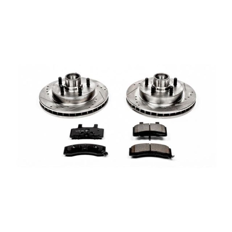 Power Stop 98-00 Chevrolet Tahoe Front Z23 Evolution Sport Brake Kit Brake Kits - Performance D&S PowerStop