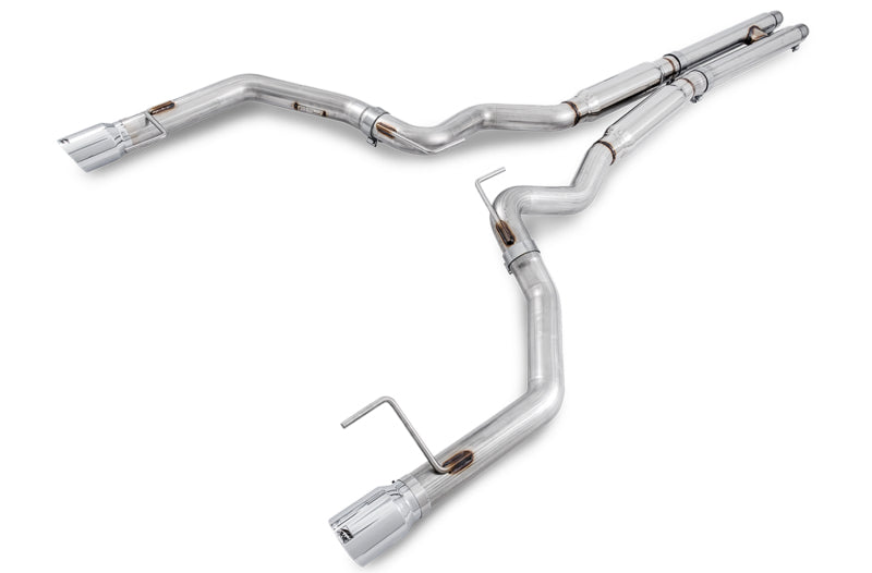 AWE Tuning S550 Mustang GT Cat-Back Exhaust - Track Edition (Chrome Silver Tips) Catback AWE Tuning