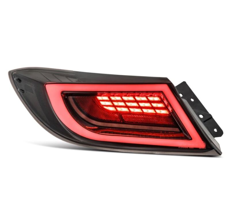 AlphaRex 22-24 Toyota GR86 LUXX LED Taillights Black Smoke Tail Lights AlphaRex