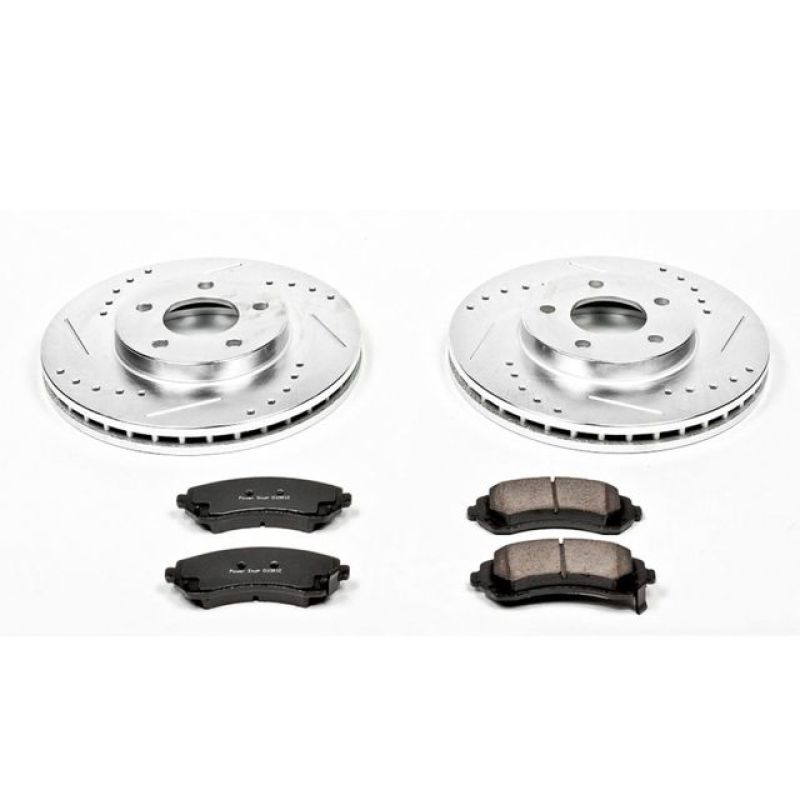Power Stop 02-06 Buick Rendezvous Front Z23 Evolution Sport Brake Kit Brake Kits - Performance D&S PowerStop