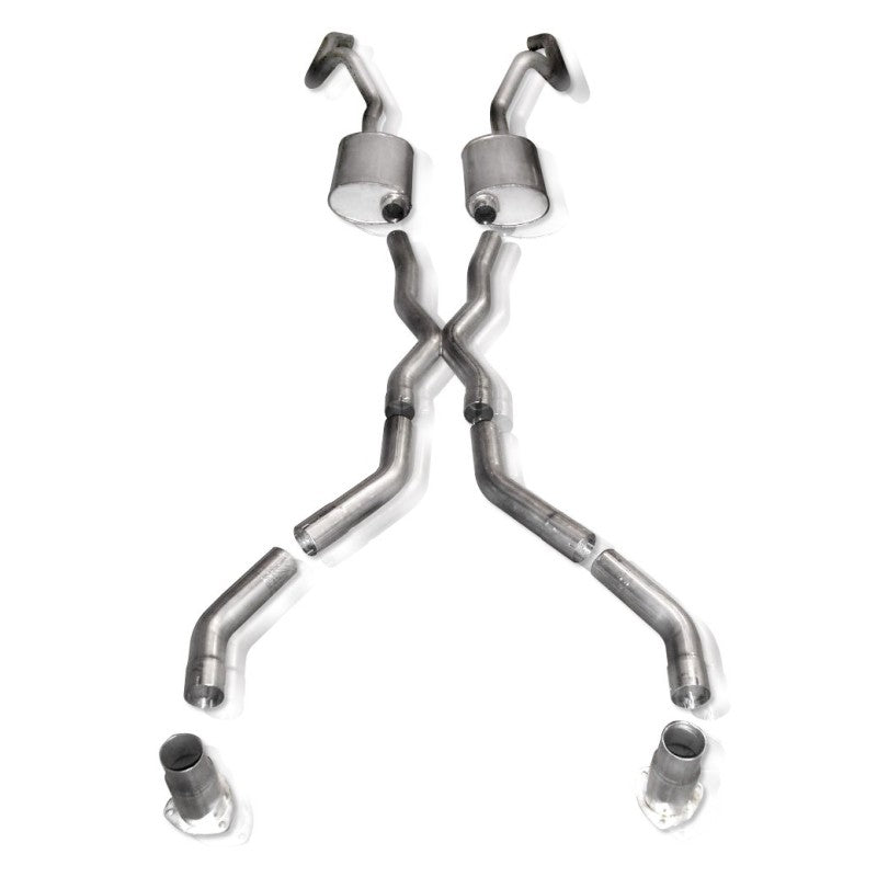 Stainless Works Chevy Camaro 1967-69 Exhaust 2.5in X-Pipe Catback Stainless Works