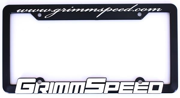 GrimmSpeed License Plate Frame (Pair) License Frame GrimmSpeed