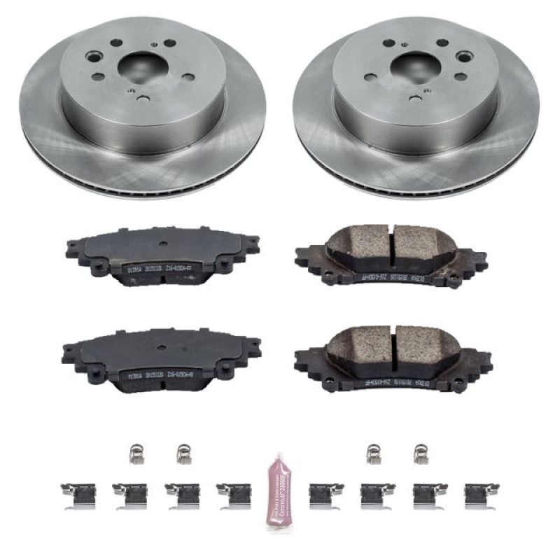 Power Stop 14-15 Lexus IS250 Rear Autospecialty Brake Kit Brake Kits - OE PowerStop