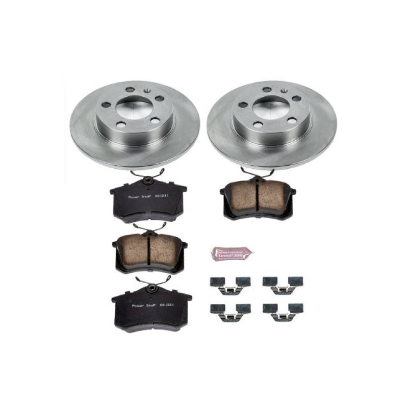 Power Stop 98-10 Volkswagen Beetle Rear Autospecialty Brake Kit Brake Kits - OE PowerStop