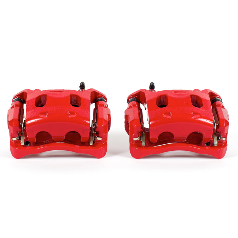 Power Stop 2013 Infiniti JX35 Front Red Calipers w/Brackets - Pair Brake Calipers - Perf PowerStop