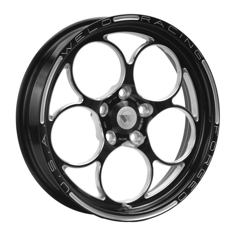 Weld Magnum 1-Piece 17x4.5 / 5x4.75 BP / 2.25in. BS Black Wheel - Non-Beadlock Wheels - Forged Weld