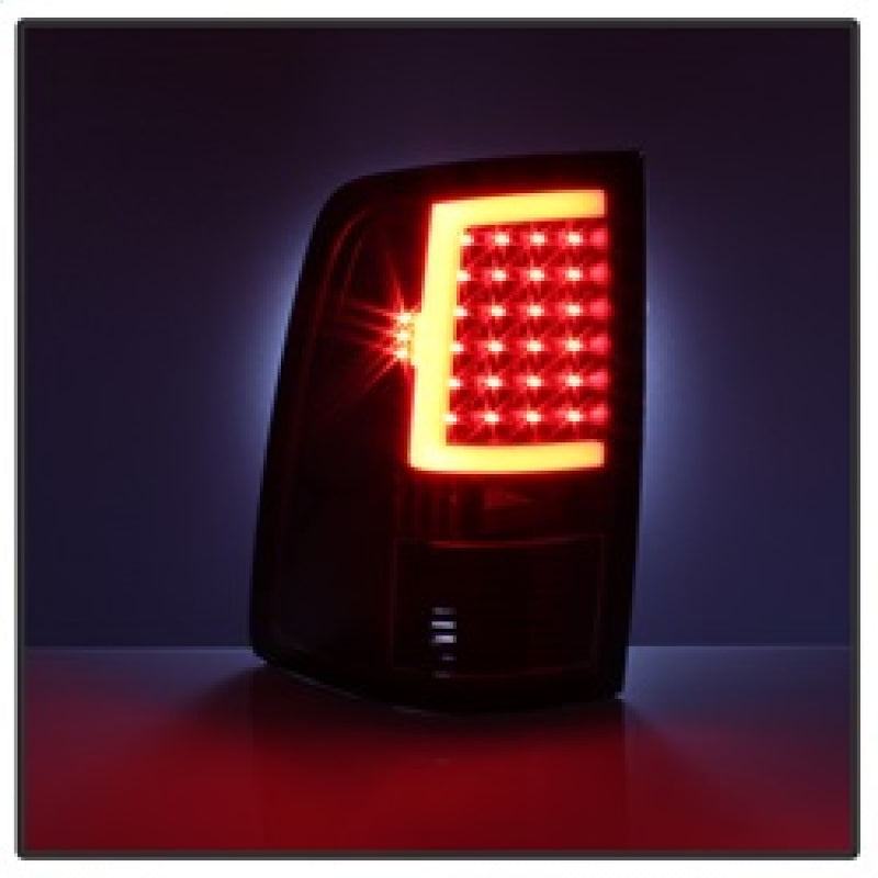xTune 09-18 Dodge Ram 1500 (Incandescent Model) LED Tail Lights - Blk (ALT-ON-DR09-LBLED-BK) Tail Lights SPYDER