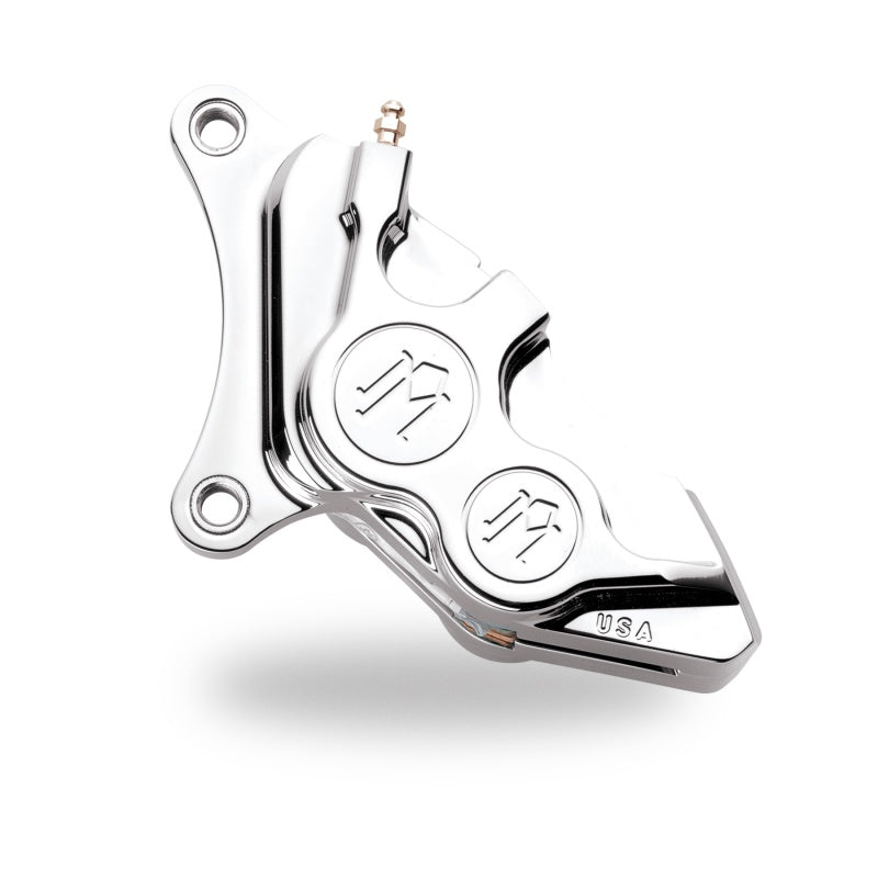 Performance Machine 00-17 HD Caliper 137x4B Left 11.5in - Chrome Brake Calipers - Perf Performance Machine
