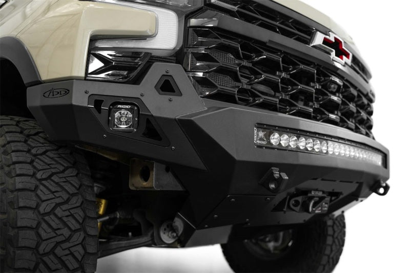 Addictive Desert Designs 2022+ Chevy Silverado 1500 ZR2 Stealth Fighter Front Bumper Bumpers - Steel Addictive Desert Designs