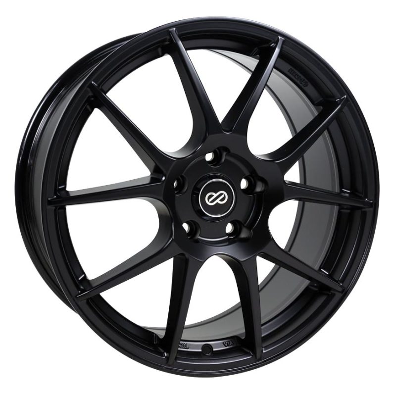 Enkei YS5 15in x 6.5in / 4 x 100mm Single Bolt Pattern / Offset +38mm / 72.6mm Bore - Black Wheels - Cast Enkei
